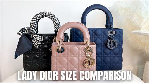 medium vs small lady dior|lady dior euro price.